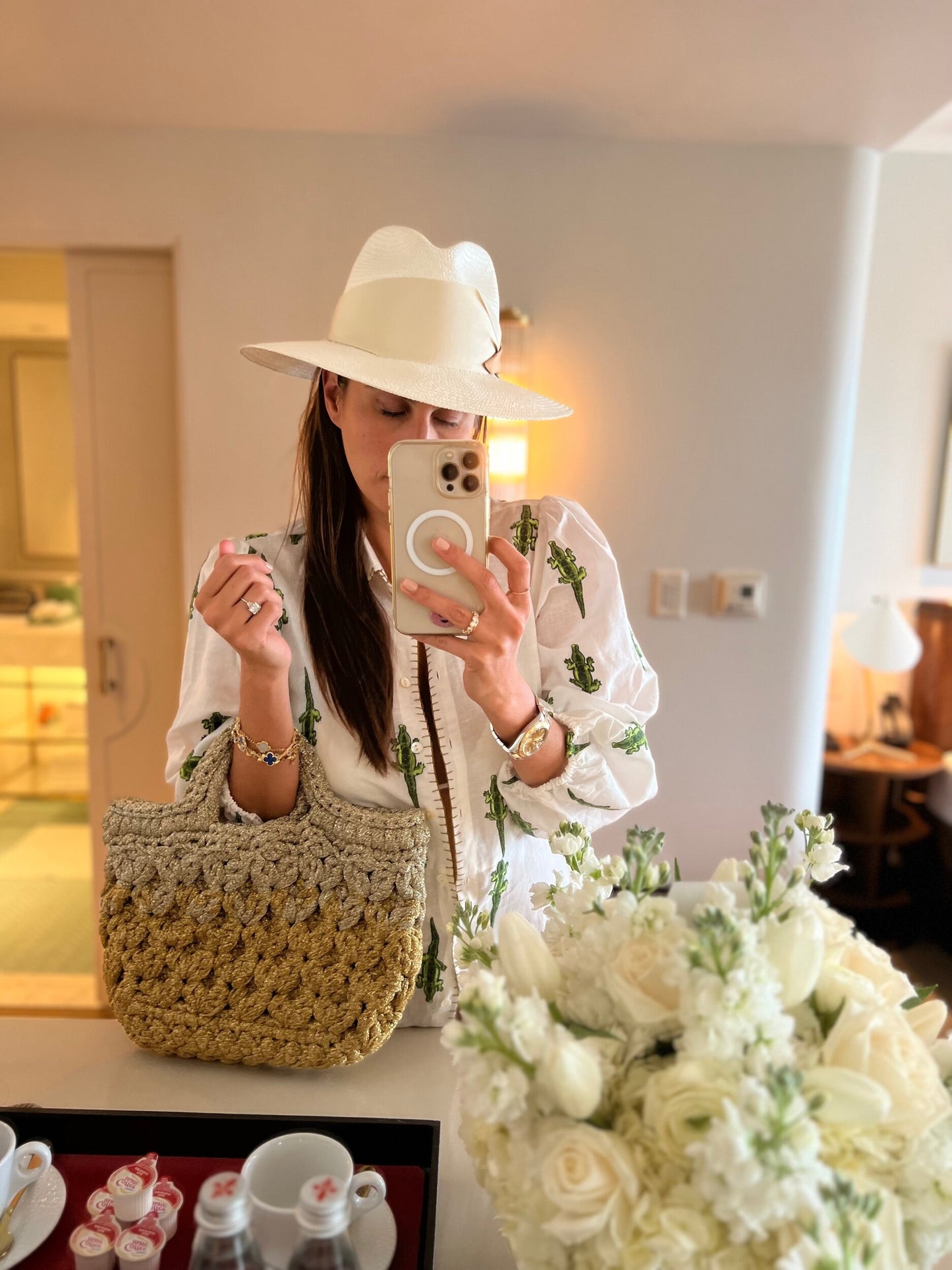 Bianca Ombre Woven Bag