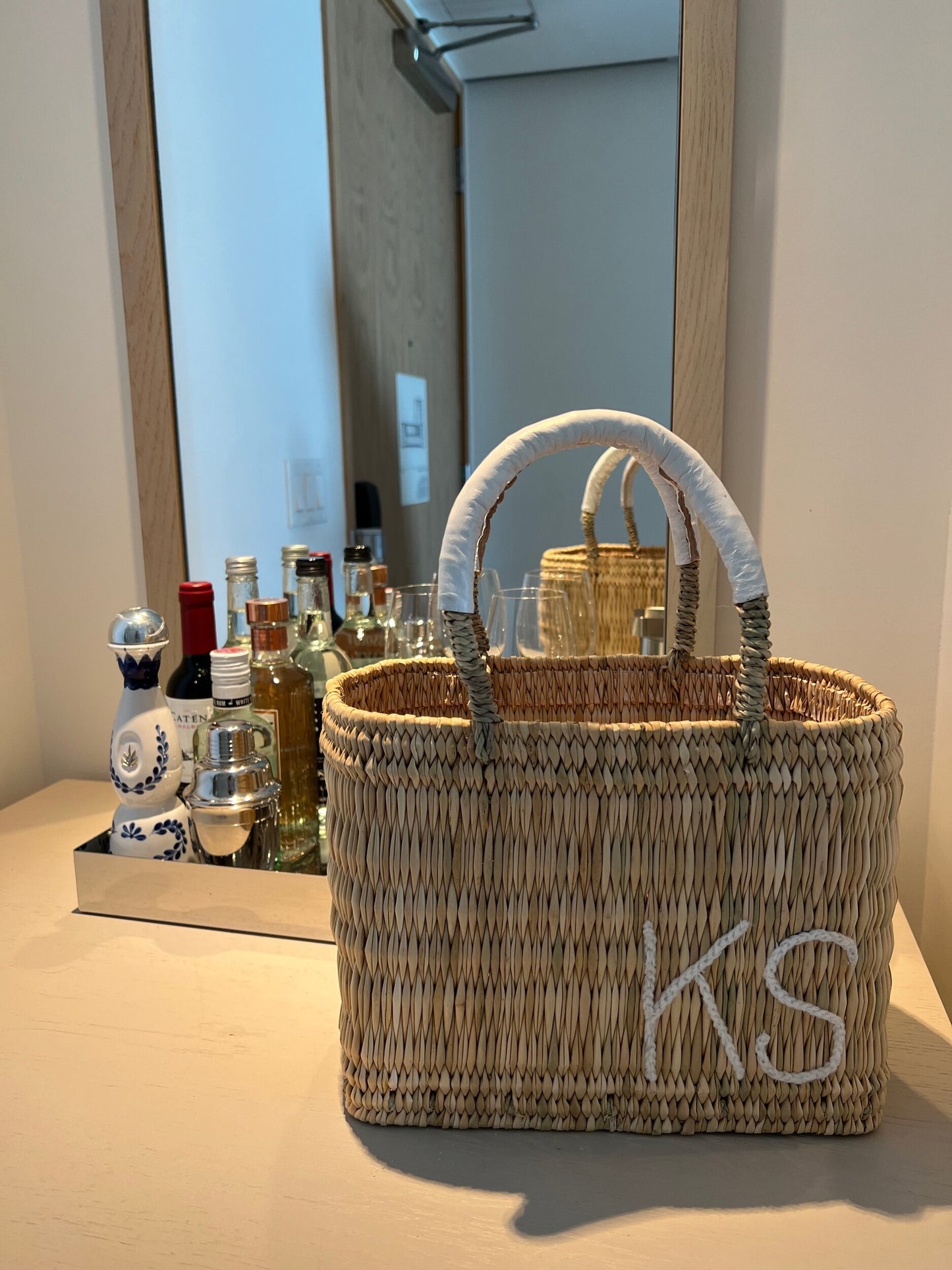 Monogram Structured Weave Bags