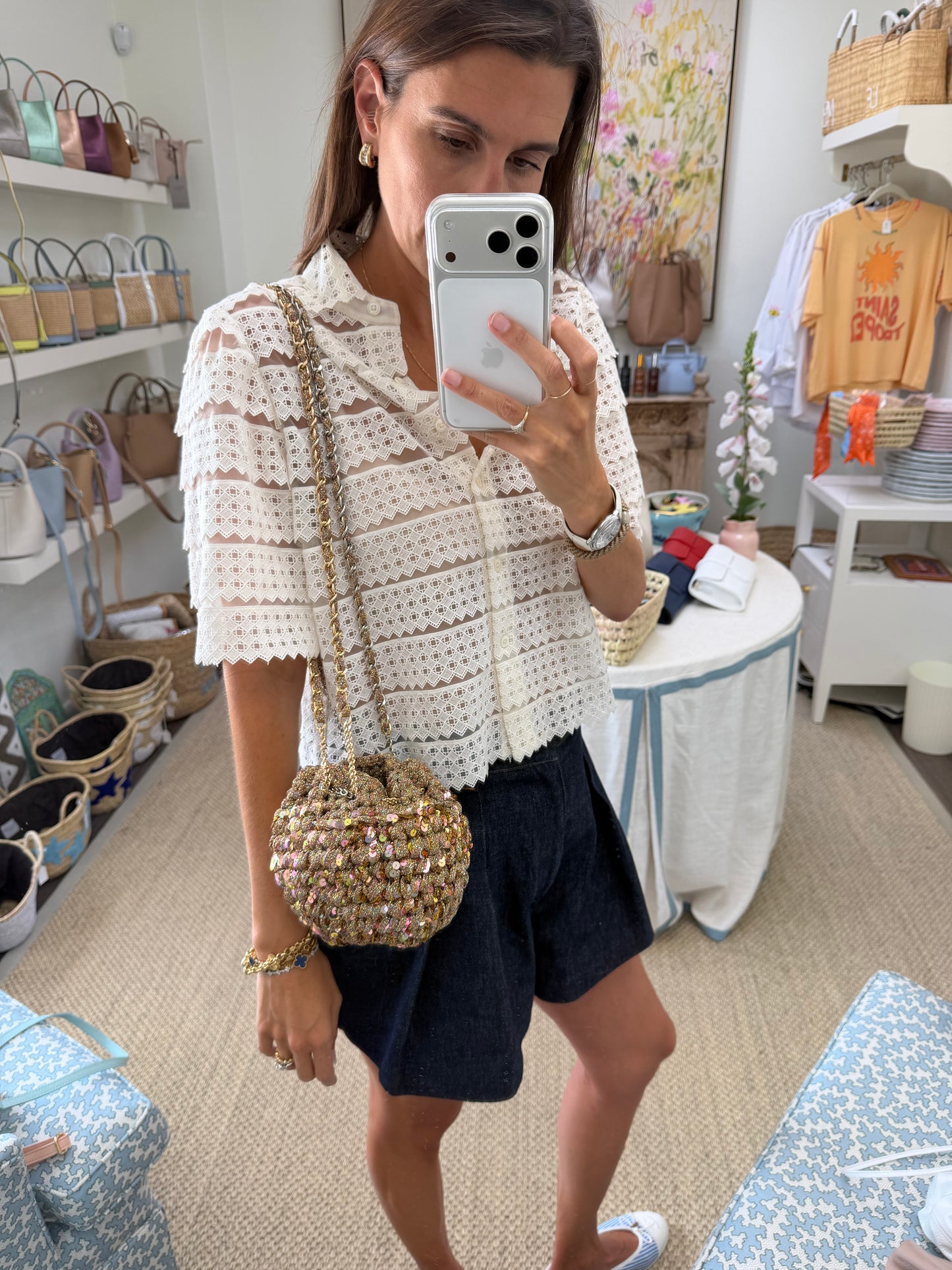Mini Italian Woven Bag