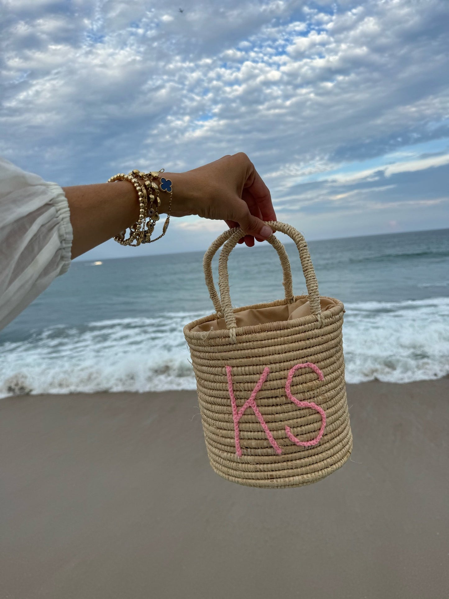Custom Moroccan Bucket Basket