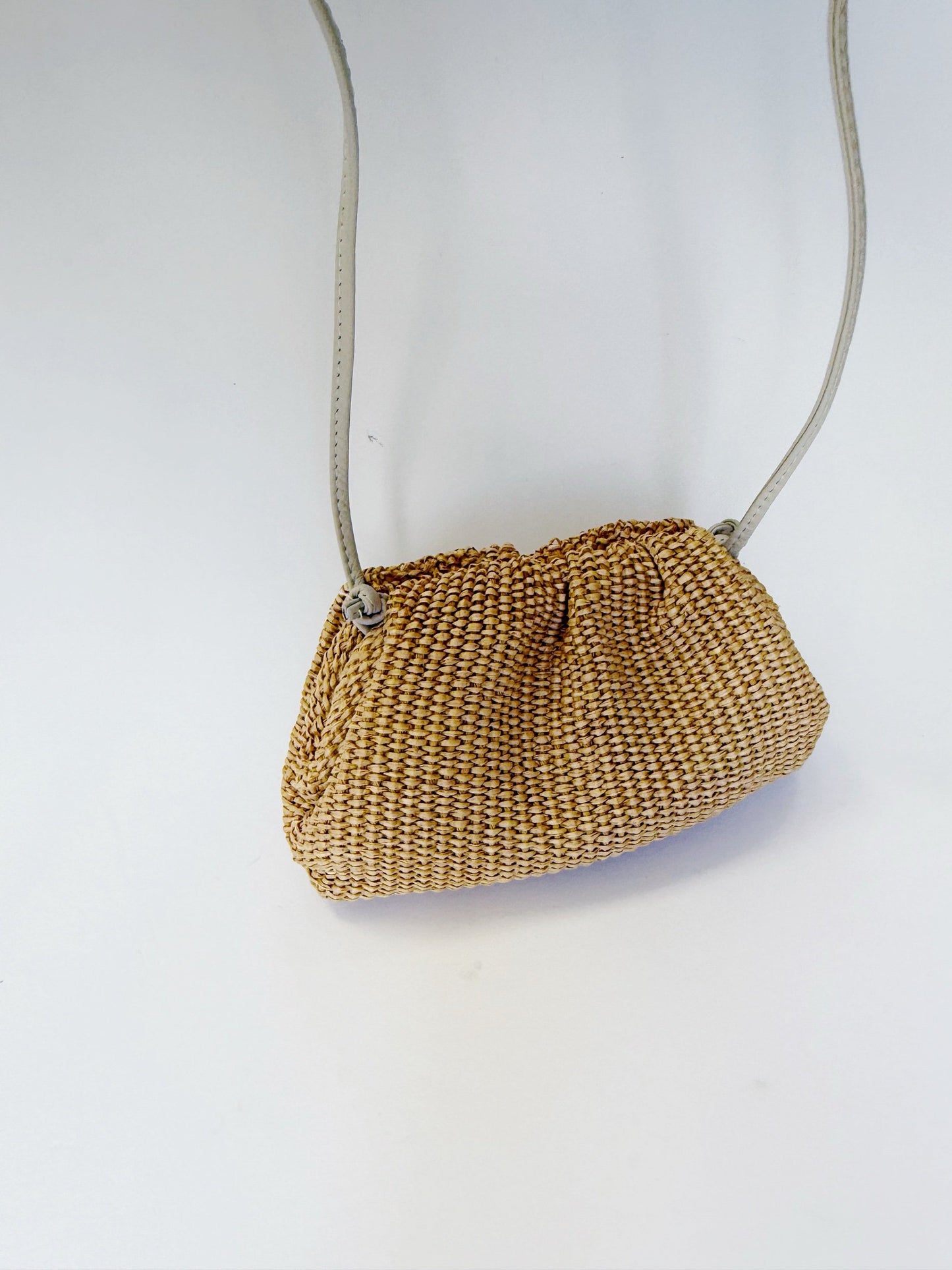 Rico Raffia Clutch