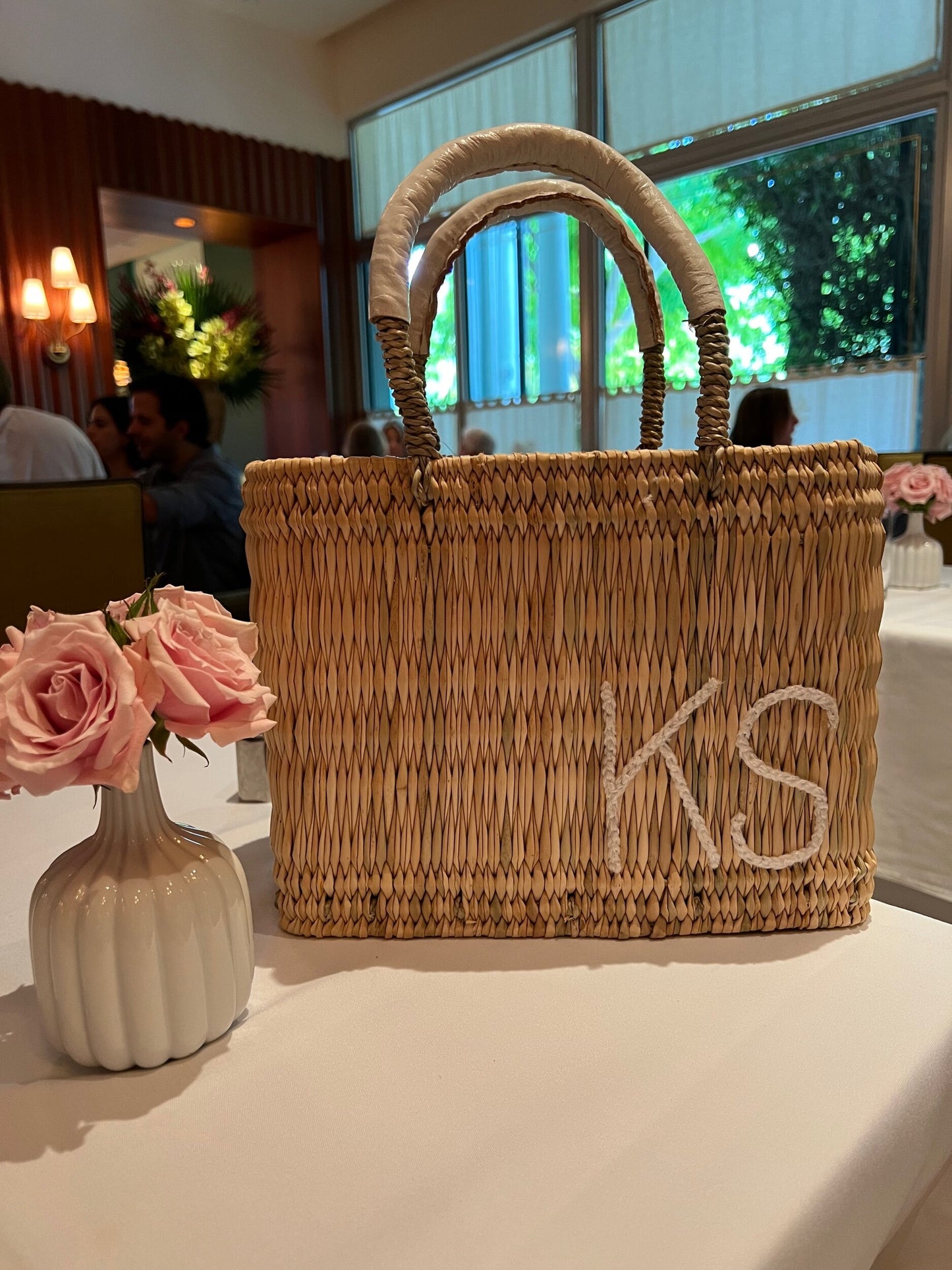 Monogram Structured Weave Bags