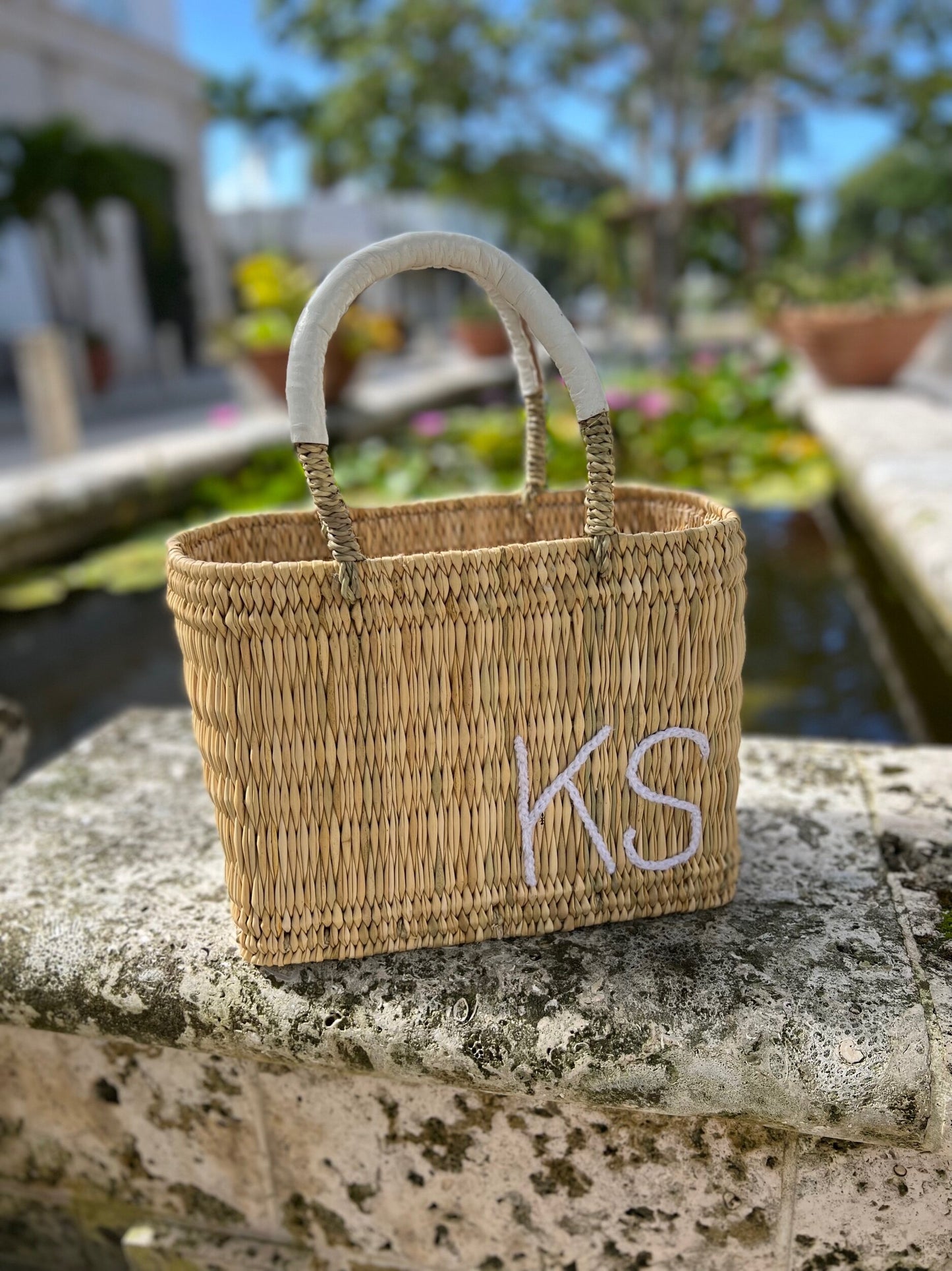 Monogram Structured Weave Bags