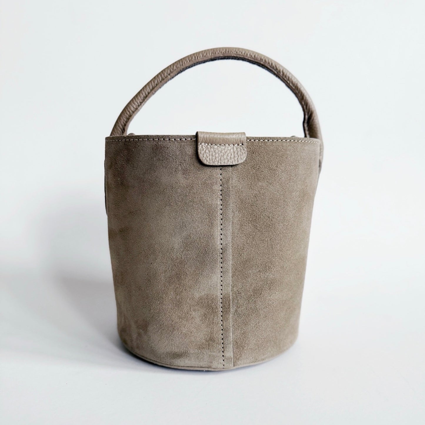 Sand Suede City Bag