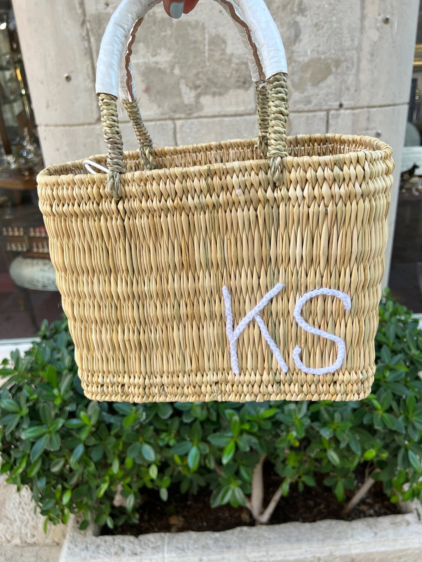 Monogram Structured Weave Bags