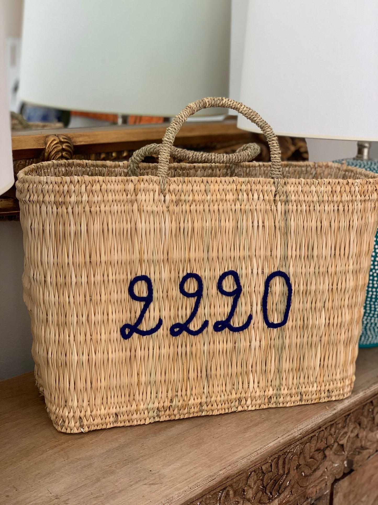 Custom Structured Weave Basket