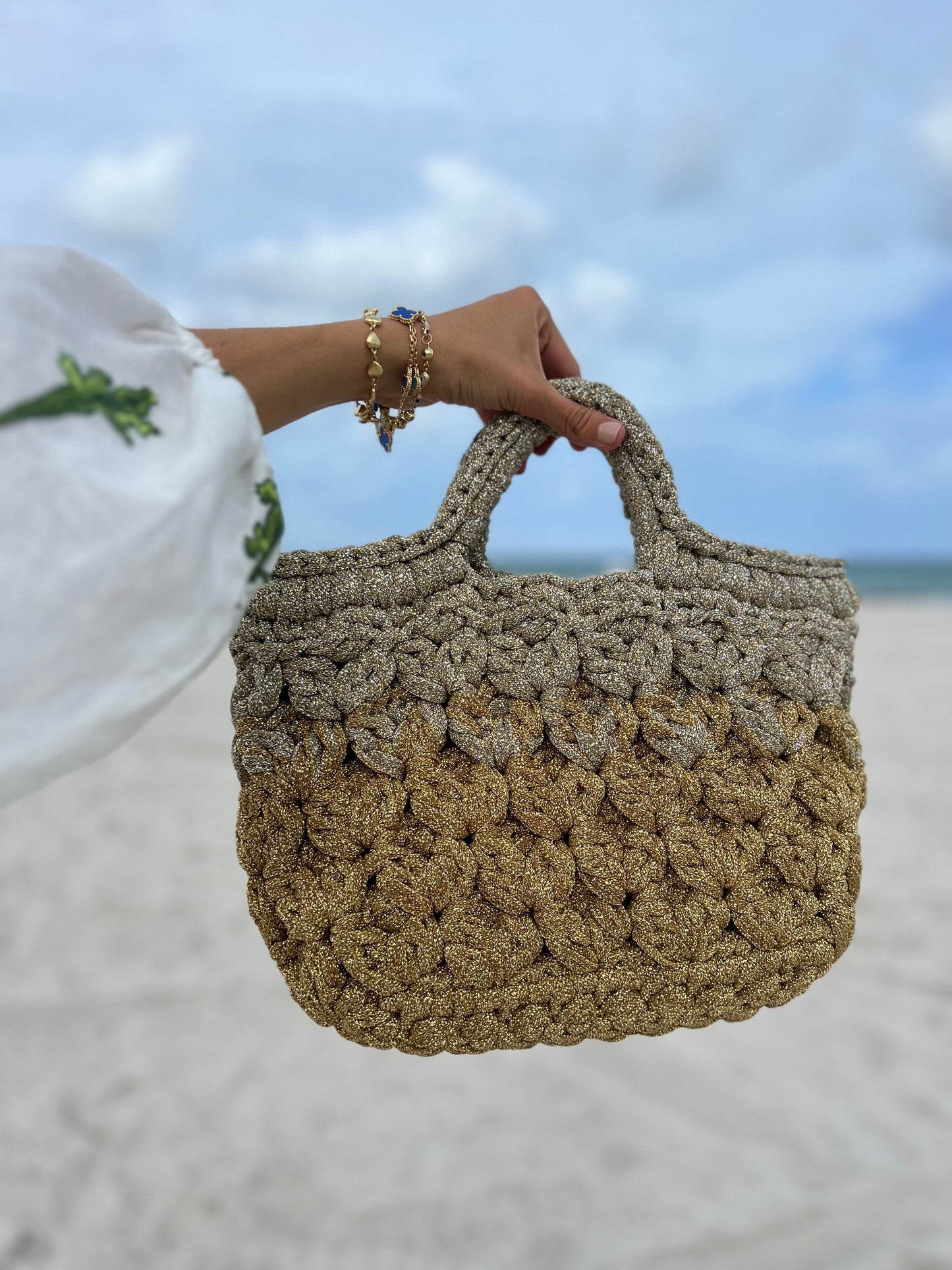 Bianca Ombre Woven Bag