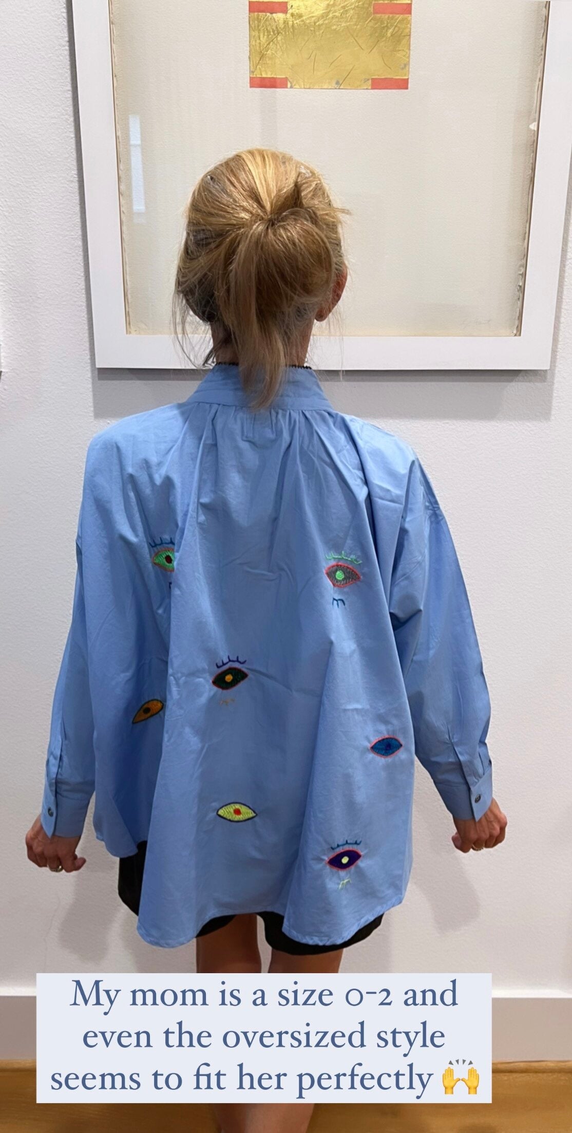 Blue Evil Eye Blouse