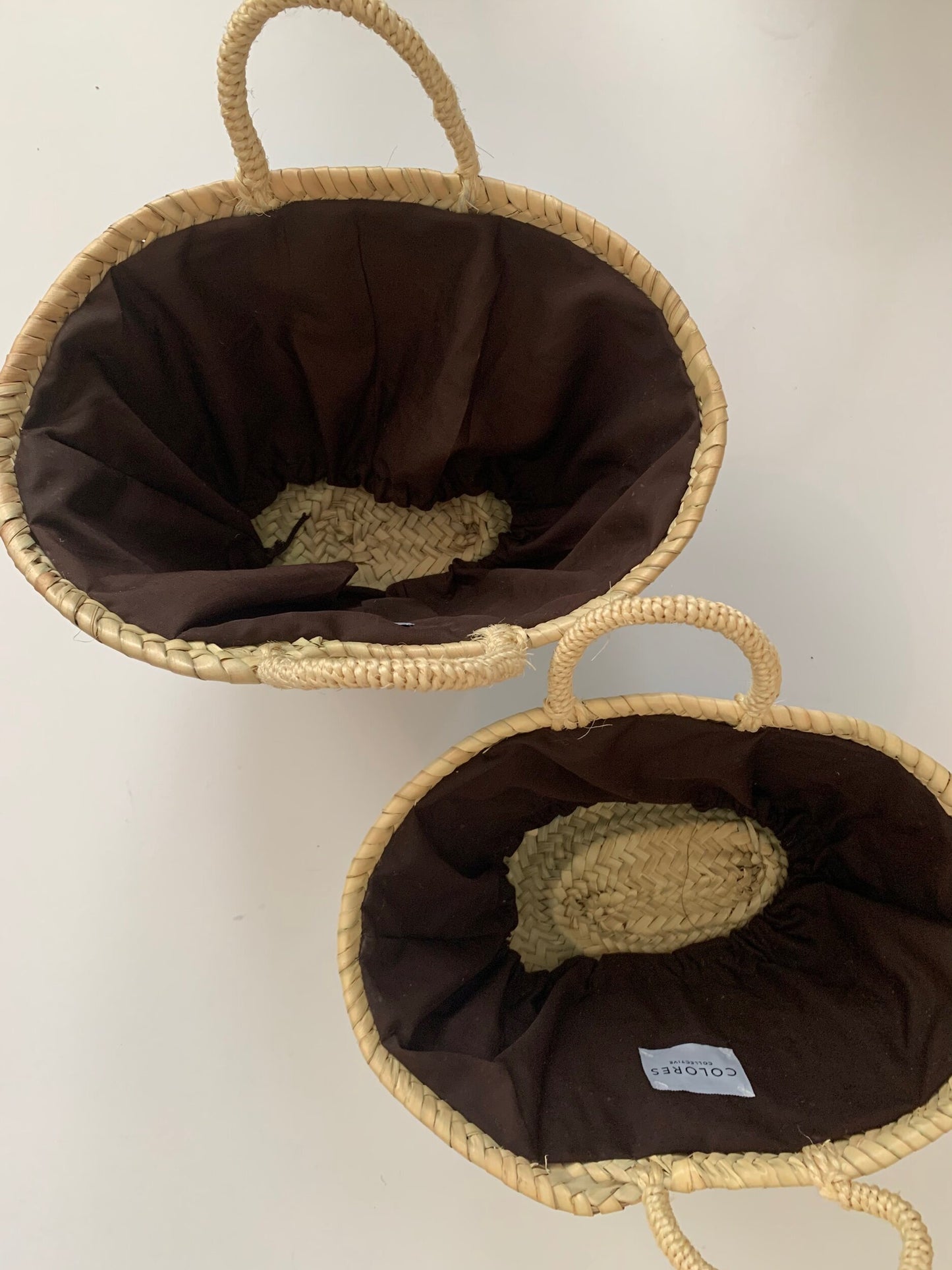 Mini White Heart Basket