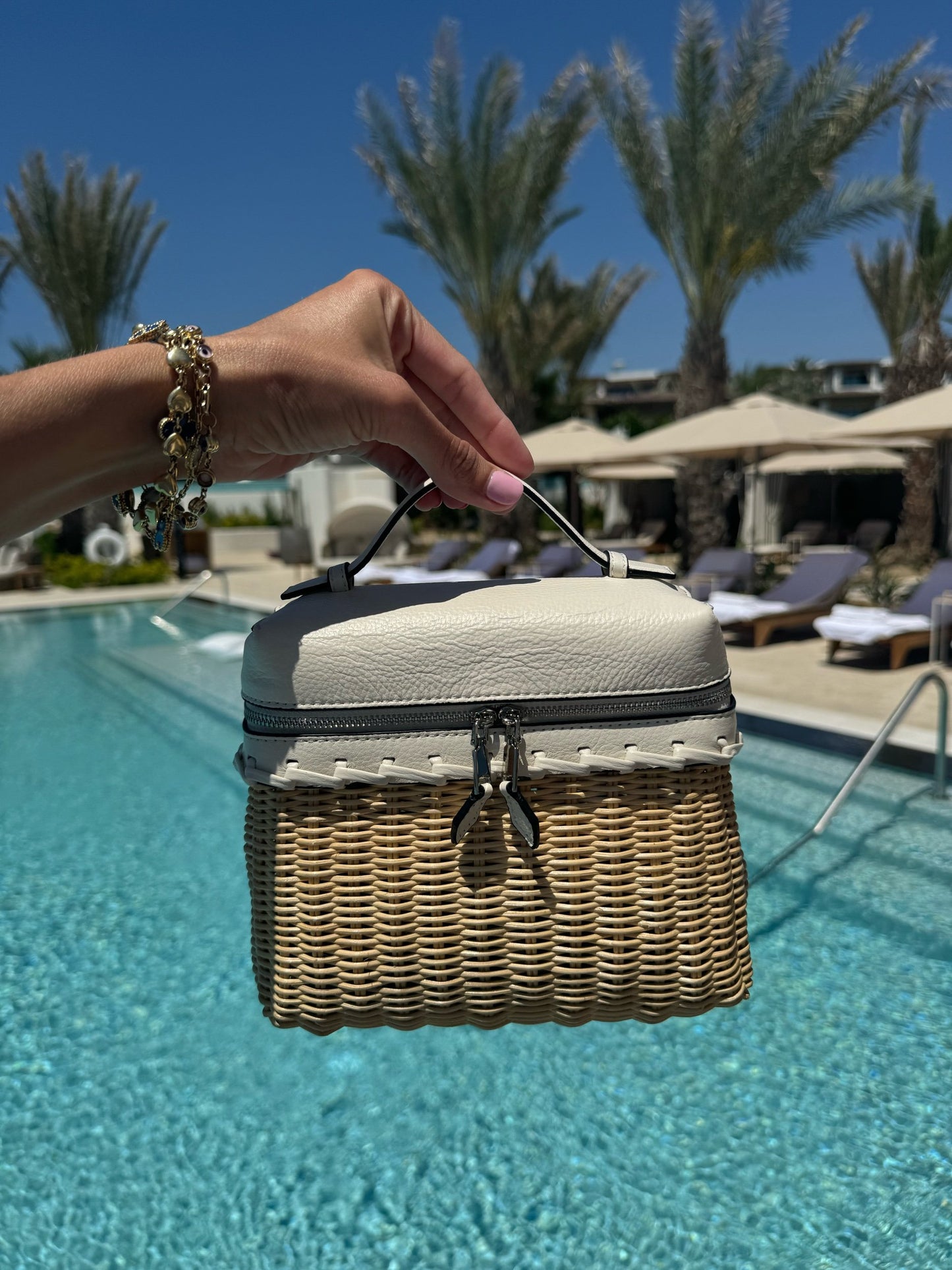 Mini Loro Wicker Tote