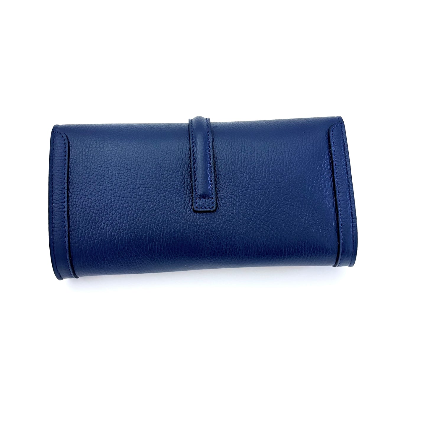 Navy Monet Leather Clutch Limited Edition