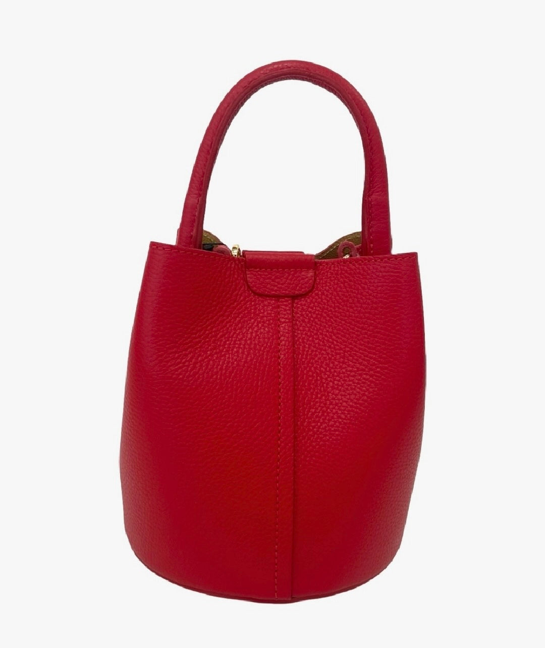 Red Leather City Bag