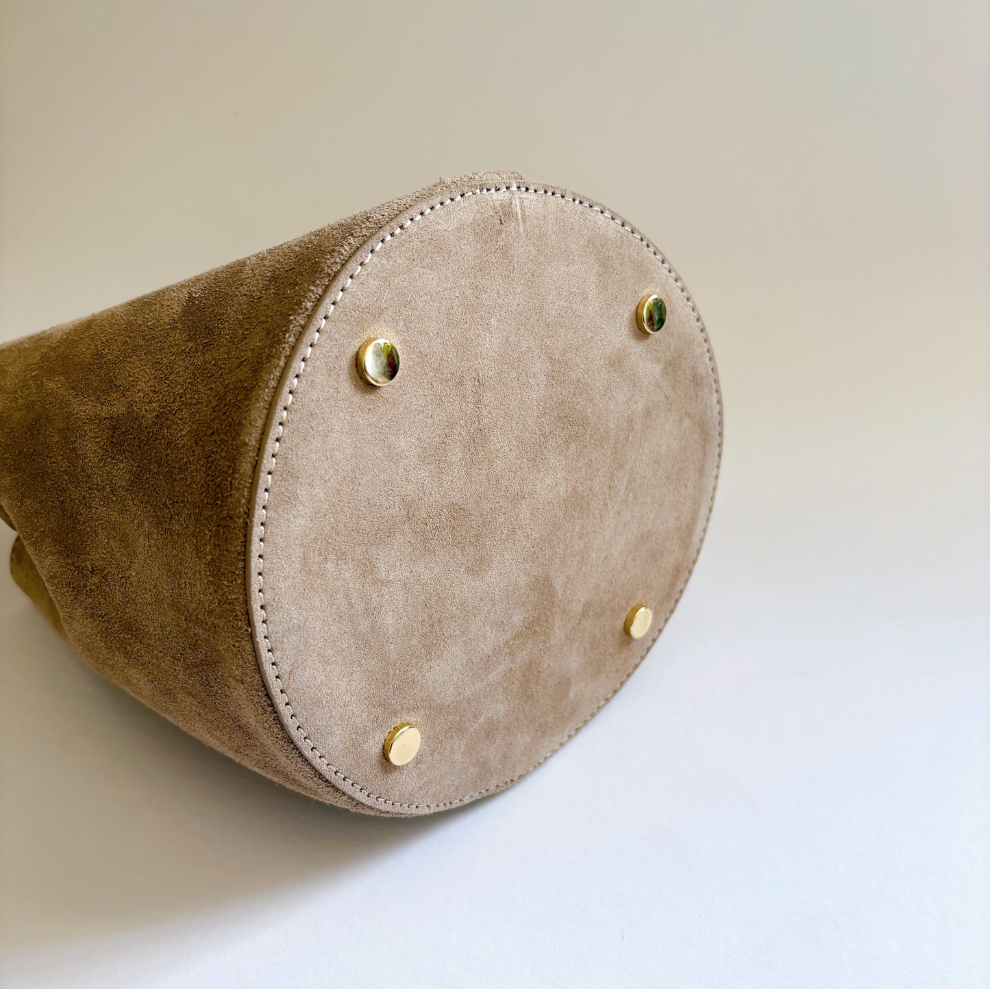 Sand Suede City Bag