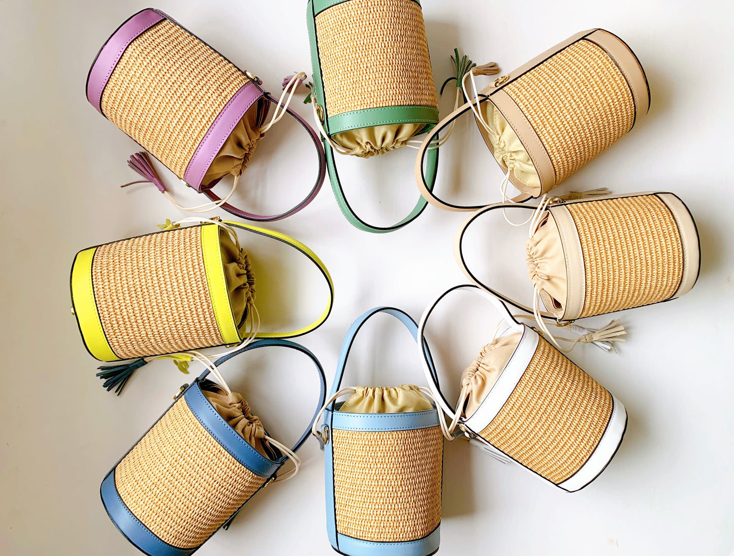 Citrine Yellow Bucket Bag