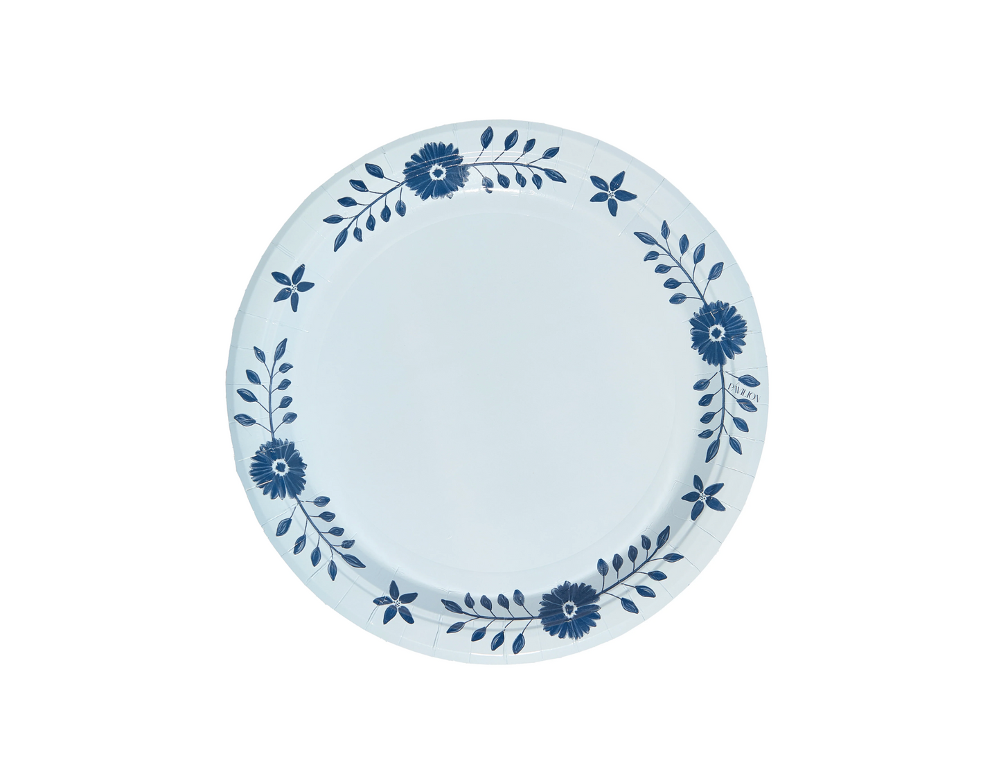 8 Pack Sky and Navy Pavilion Dinner Plates - 8 Pack