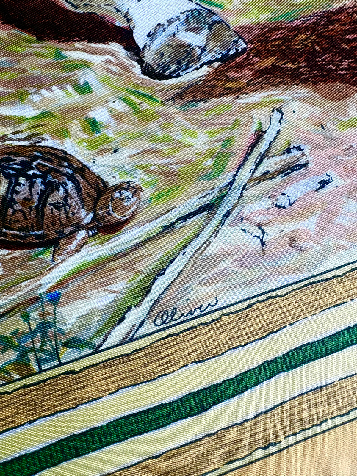 “Les Cheyennes” Kermit Oliver Hermes Scarf