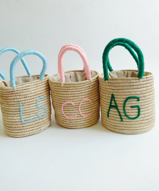 Custom Moroccan Bucket Basket