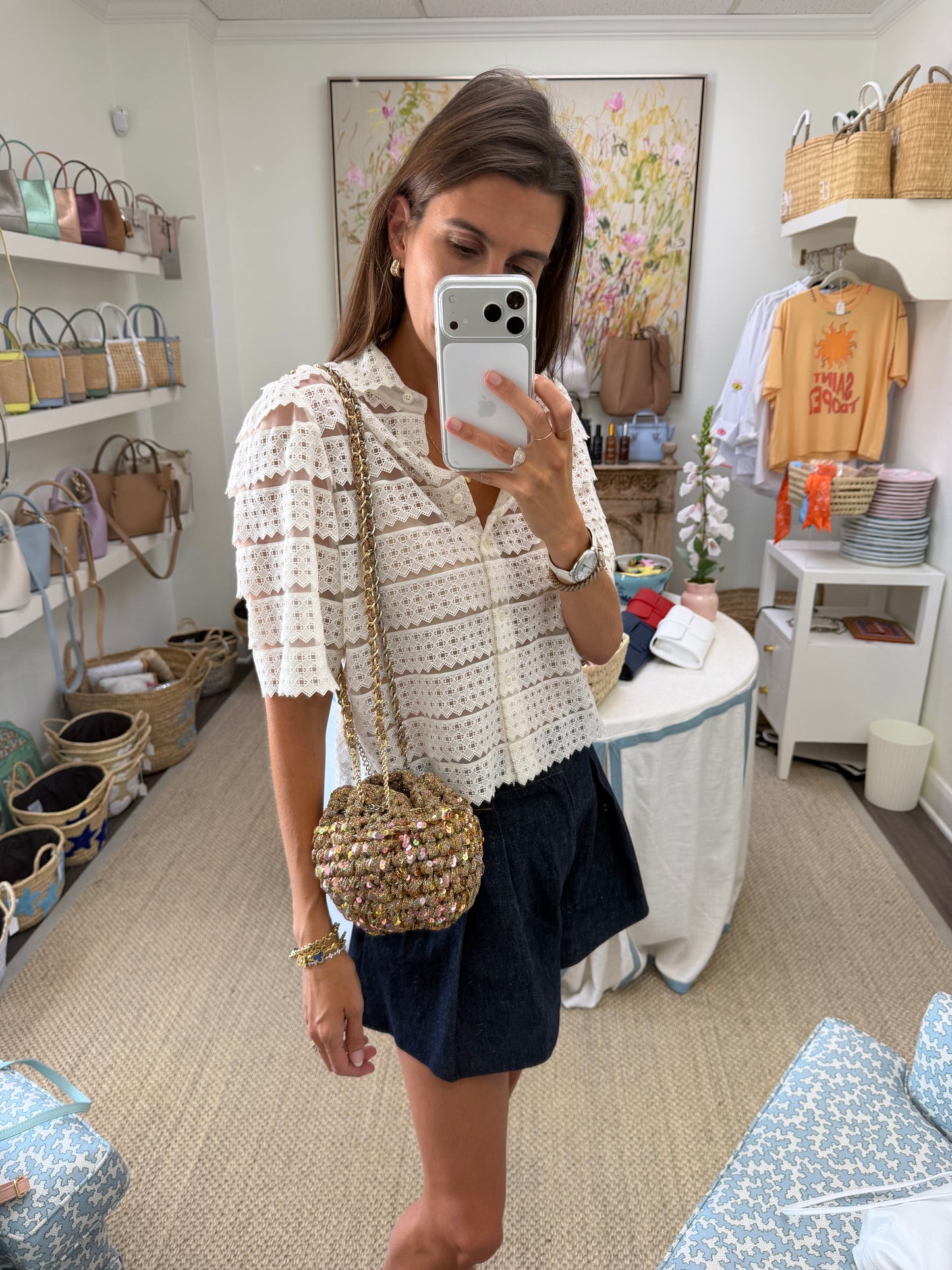 Mini Italian Woven Bag
