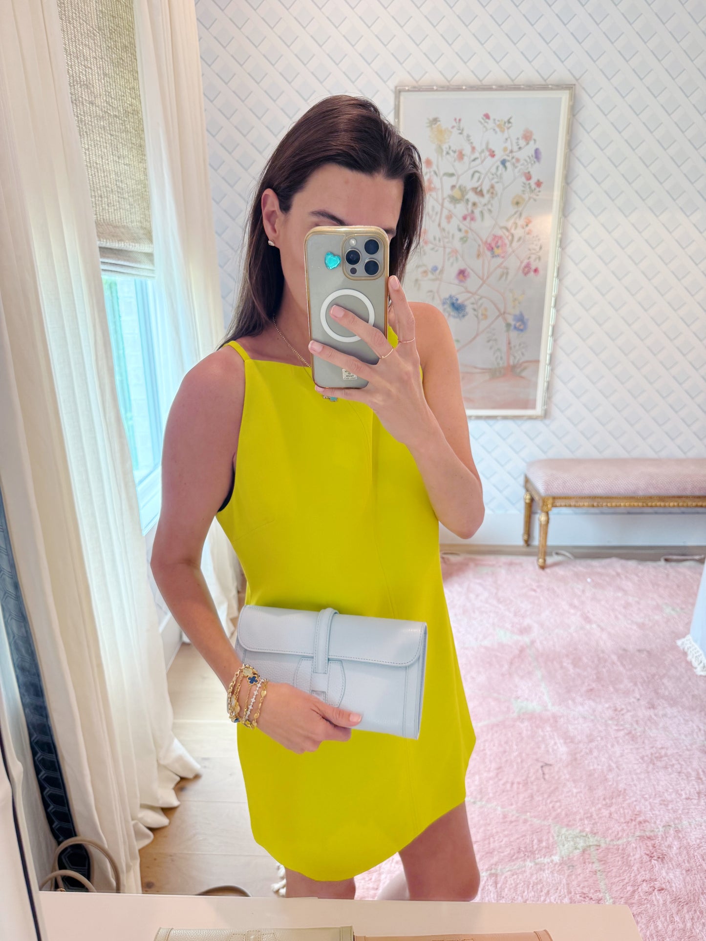 Monet Leather Clutch