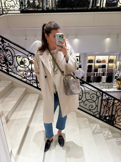 Sand Suede City Bag