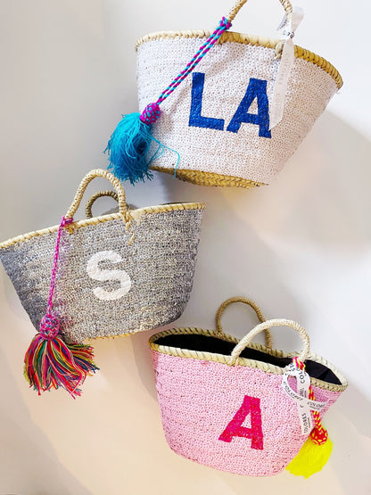 Silver Mini Sequin Baskets