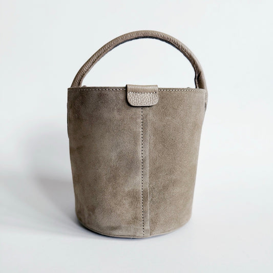 Sand Suede City Bag