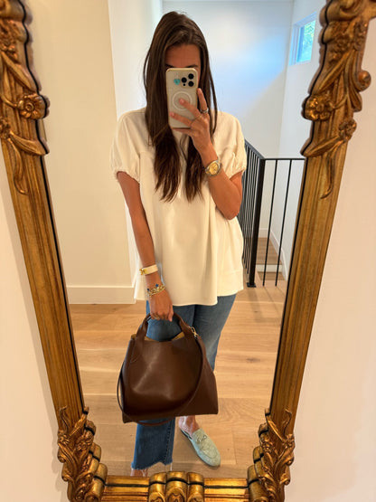Lugano All Leather Tote