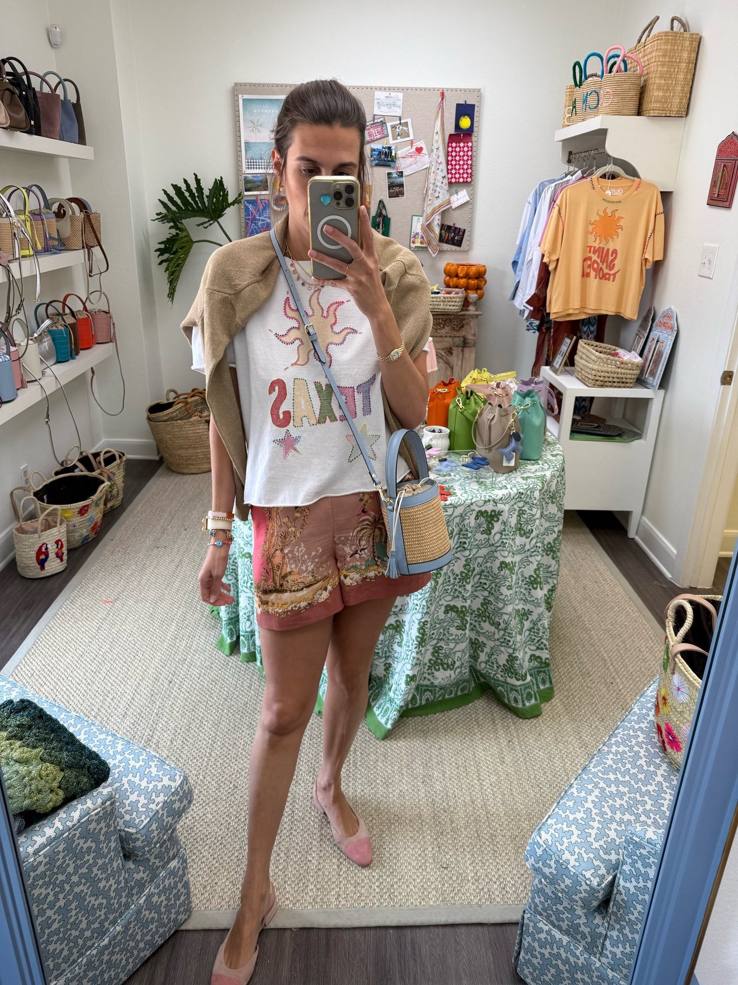 Embroidered Texas T-Shirt