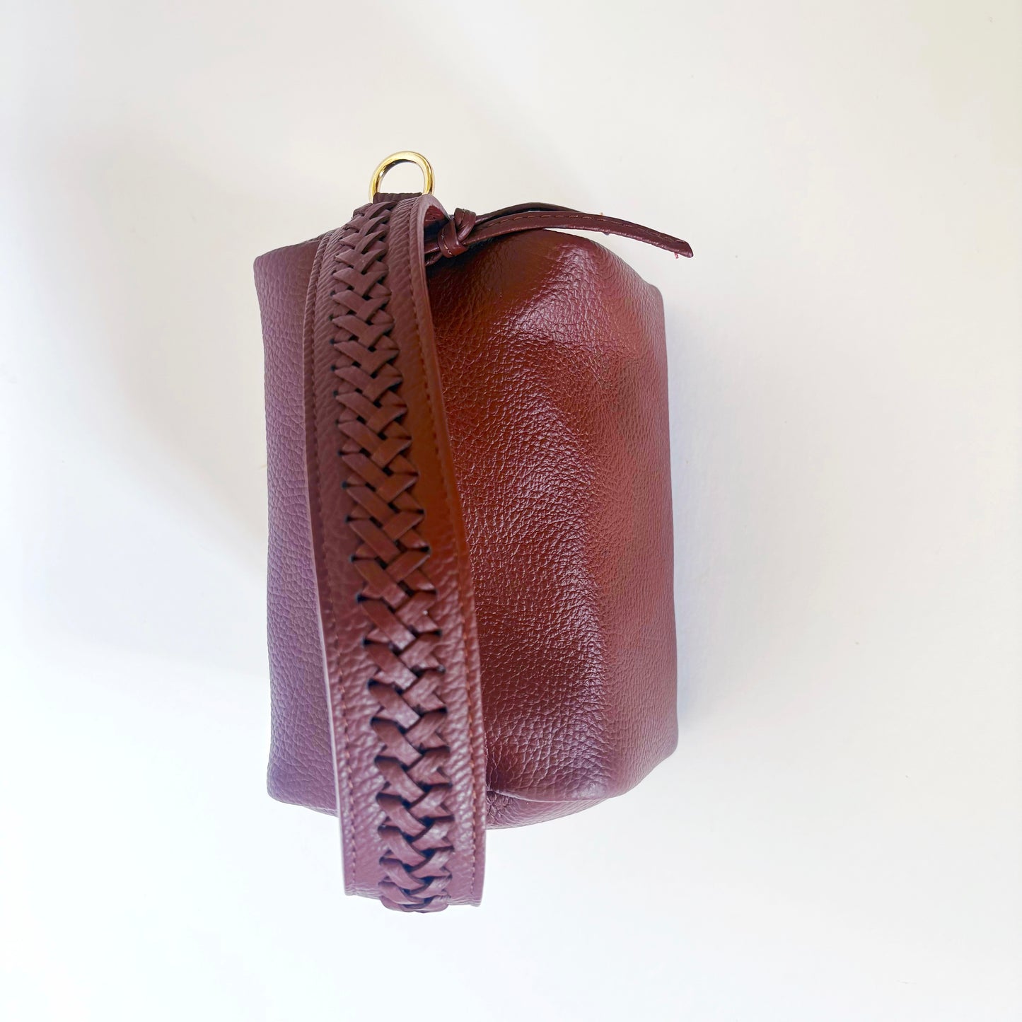 Braided Handle Bag Mocha
