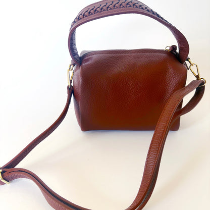Braided Handle Bag Mocha