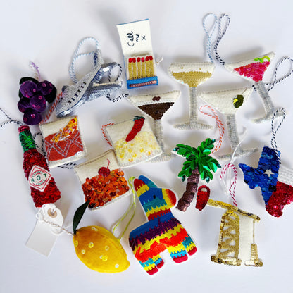 Hand Beaded Specialty Ornaments from London