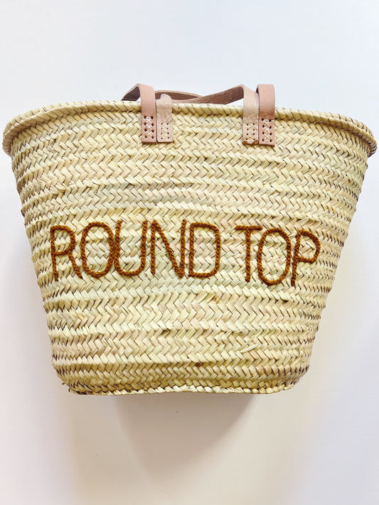 Round Top Tote - Brown