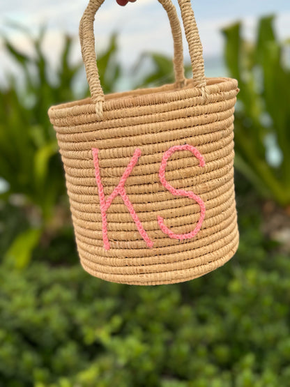 Custom Moroccan Bucket Basket