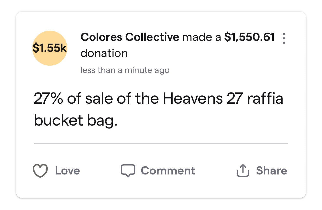 Heaven's 27 Raffia Light Pink Raffia Bucket Bag