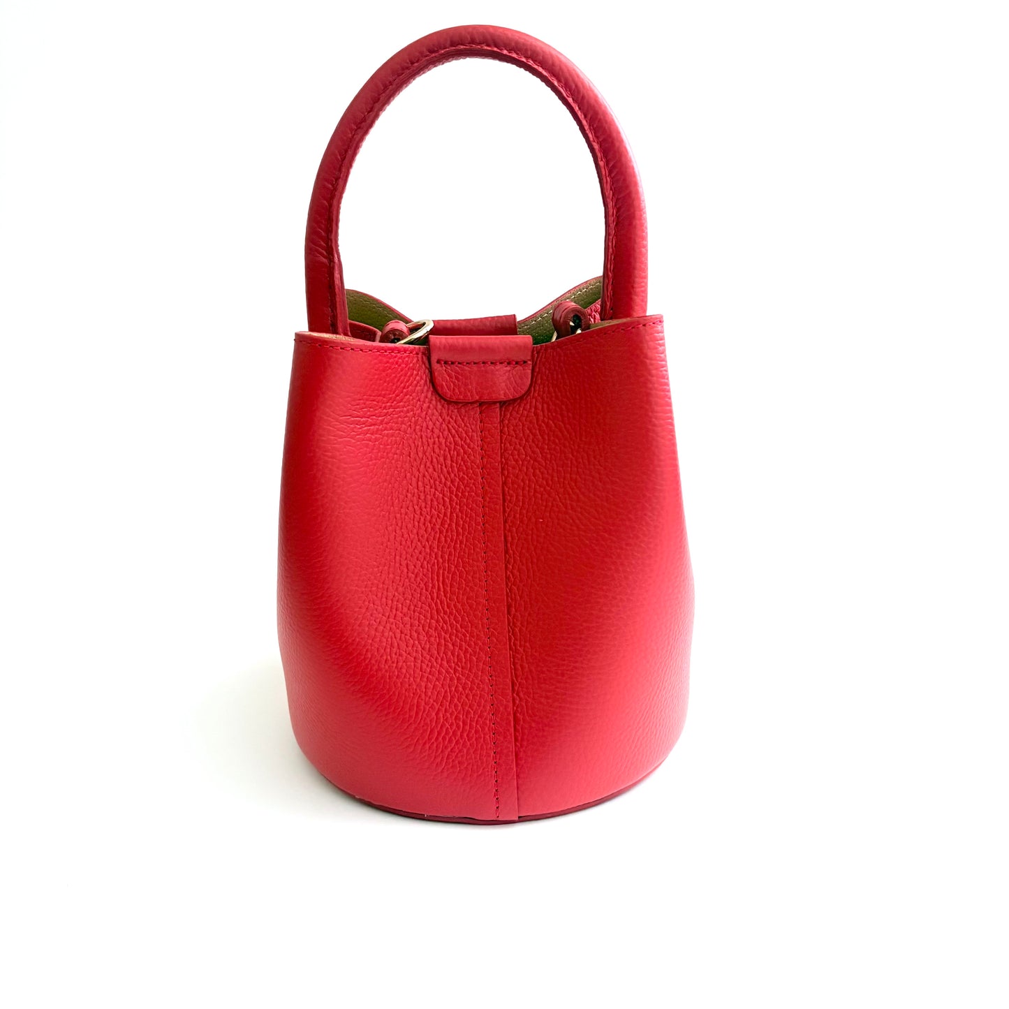 Red Leather City Bag