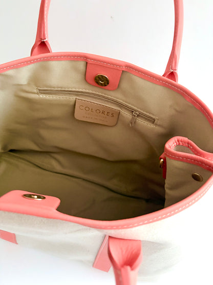 Coral Antibes Tote