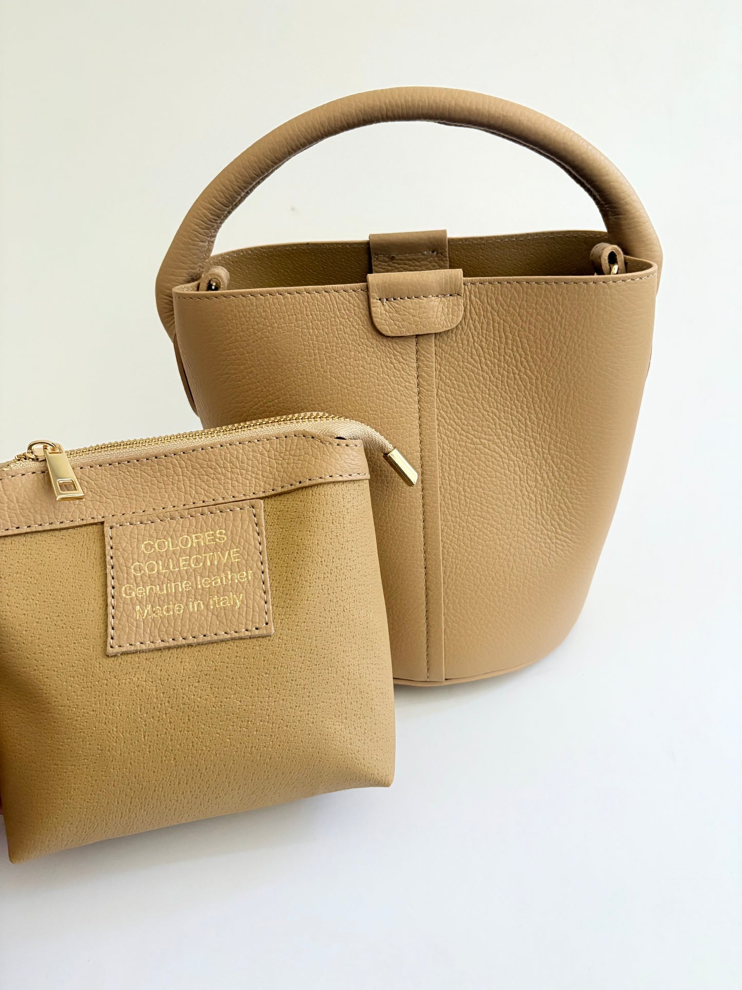 Sand Leather City Bag
