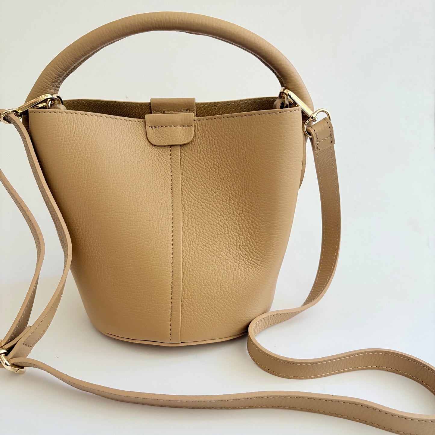 Sand Leather City Bag