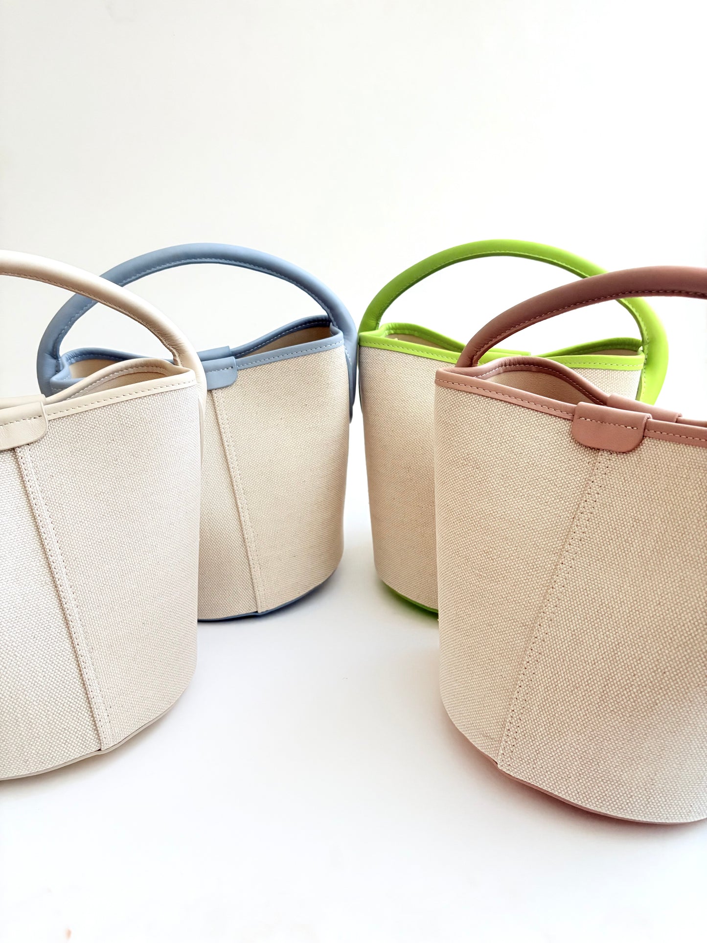 Taupe Canvas City Bag