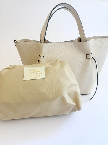 Milan Tote Cream
