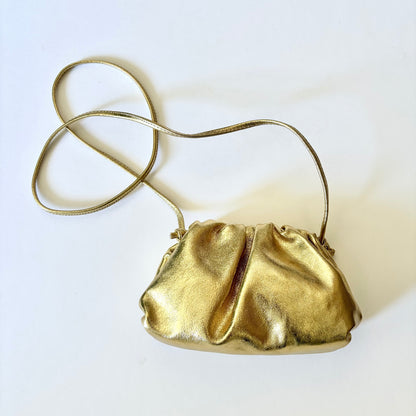 Rico Gold Metallic Clutch