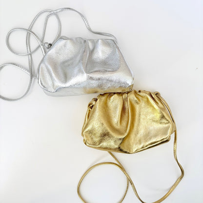 Rico Gold Metallic Clutch