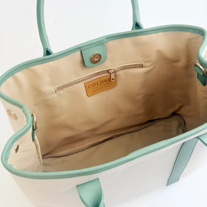 Olive Green Antibes Tote