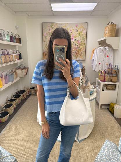 Dua Italian Tote - Cream
