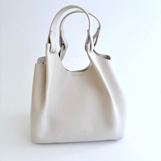 Dua Italian Tote - Cream