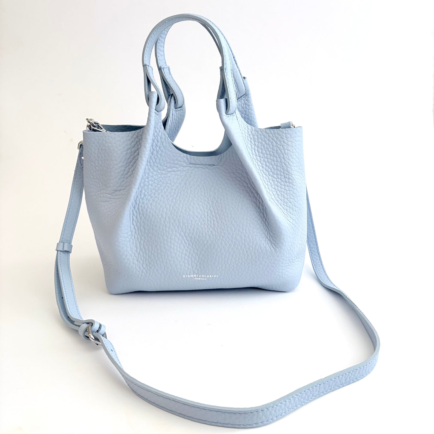 Dua Italian Tote - Light Blue