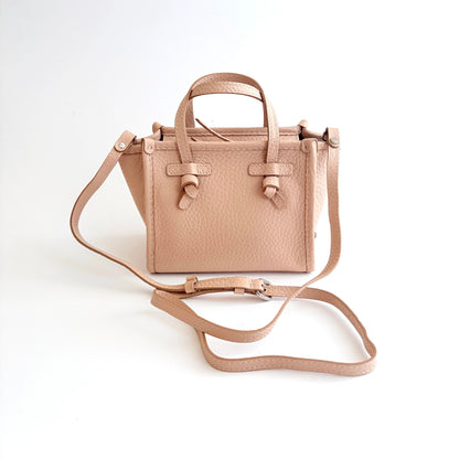 Marcella Italian Leather Tote - Pink Salt