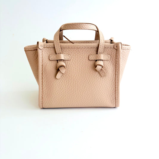 Marcella Italian Leather Tote - Pink Salt