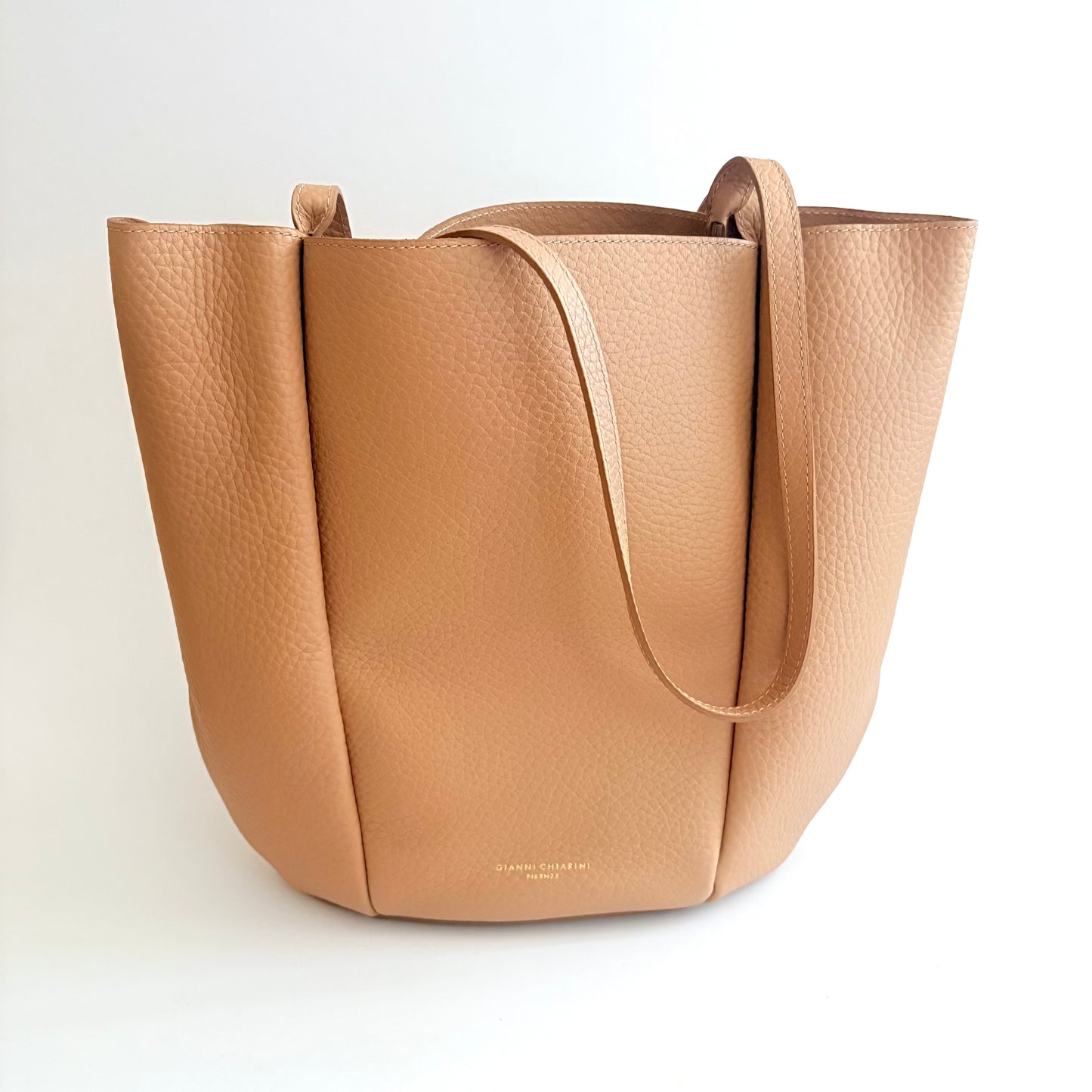 Large Lily Italian Tote - Clay