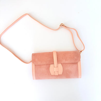 Monet Suede Clutch